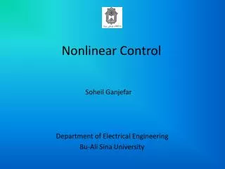 Nonlinear Control