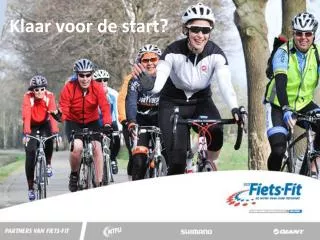 klaar voor de start