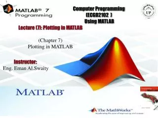 Computer Programming (ECGD2102 ) Using MATLAB
