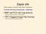 Zapisi slik - slide 1