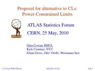 Proposal for alternative to CLs: Power-Constrained Limits
