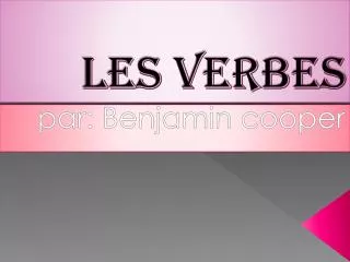 les verbes