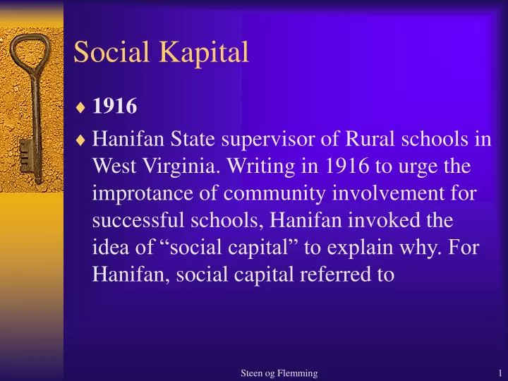 social kapital