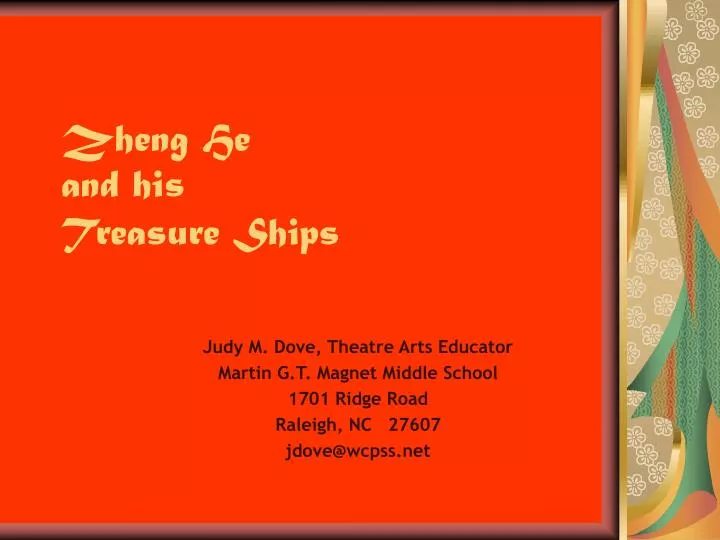 zheng he and his treasure ships