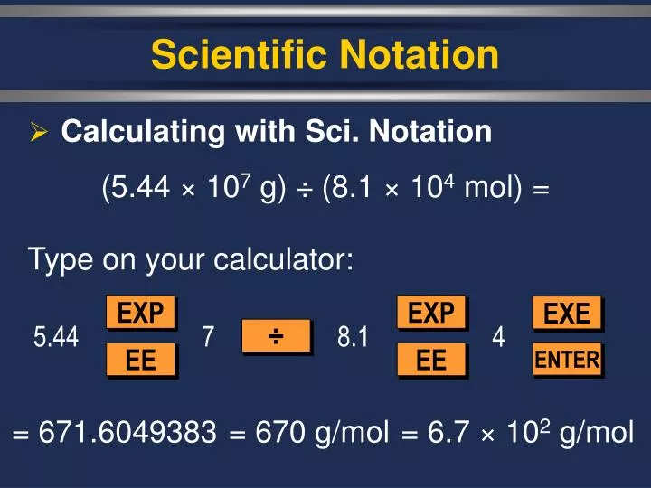 scientific notation