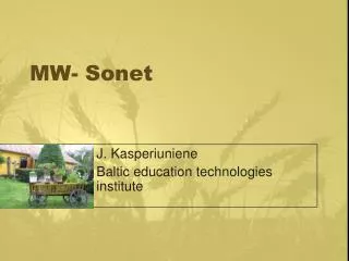 MW- Sonet