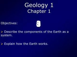 Geology 1 Chapter 1
