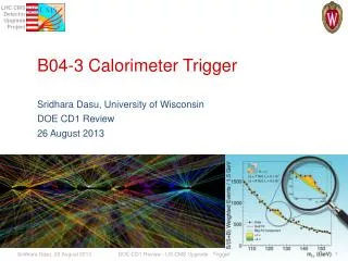 B04-3 Calorimeter Trigger
