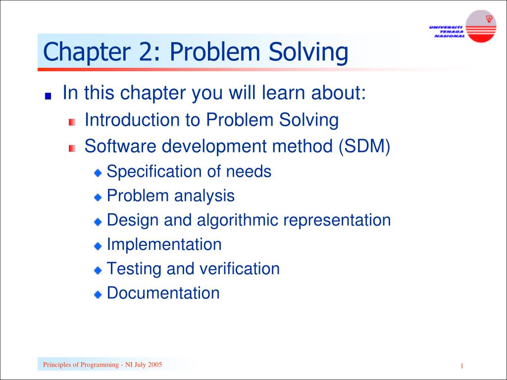 PPT - Chapter 2: Problem Solving PowerPoint Presentation, free download ...