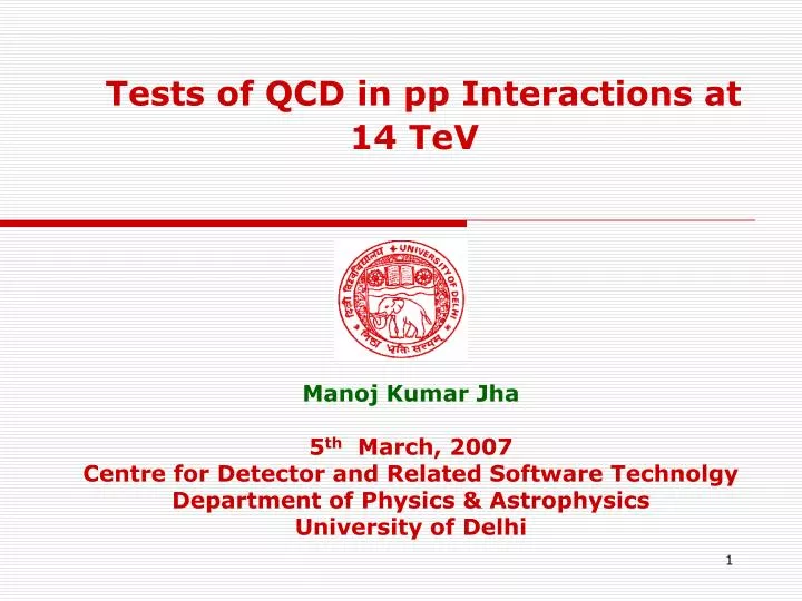 tests of qcd in pp interactions at 14 tev