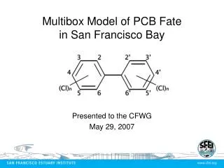Multibox Model of PCB Fate in San Francisco Bay