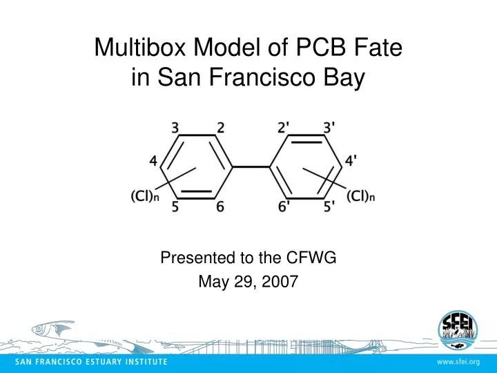 multibox model of pcb fate in san francisco bay