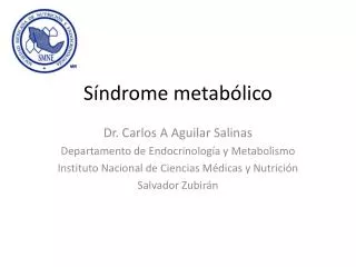 s ndrome metab lico