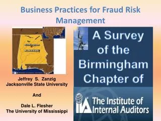 Business Practices for Fraud Risk Management