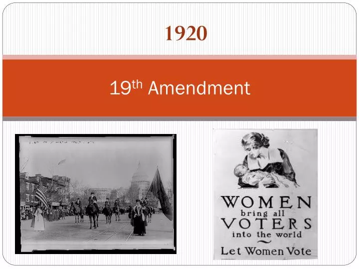 19 th amendment