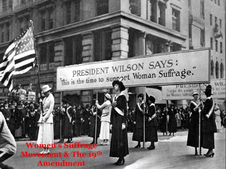 women s suffrage movement the 19 th amendment