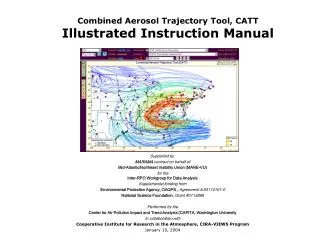 Combined Aerosol Trajectory Tool, CATT Illustrated Instruction Manual