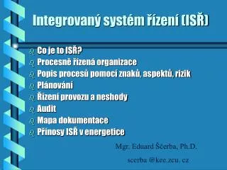 integrovan syst m zen is