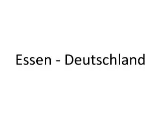 essen deutschland