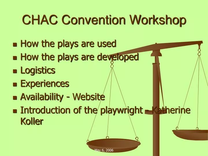 chac convention workshop