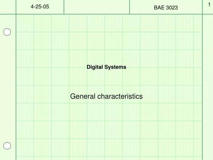 digital systems