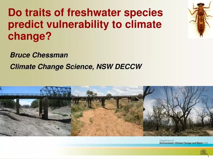 do traits of freshwater species predict vulnerability to climate change