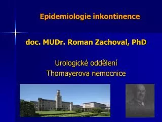epidemiologie inkontinence