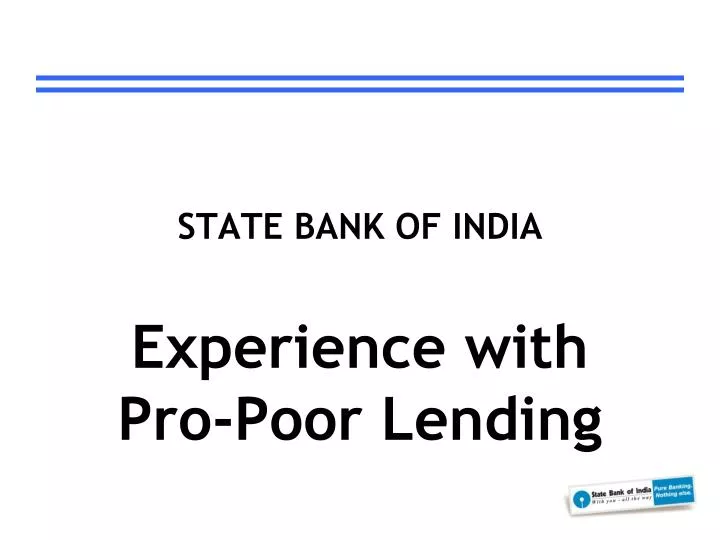 PPT STATE BANK OF INDIA PowerPoint Presentation, free download ID