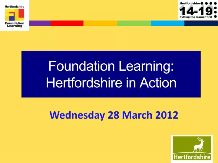 foundation learning hertfordshire in action