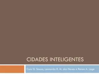 cidades inteligentes