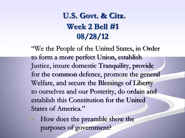 u s govt citz week 2 bell 1 08 28 12