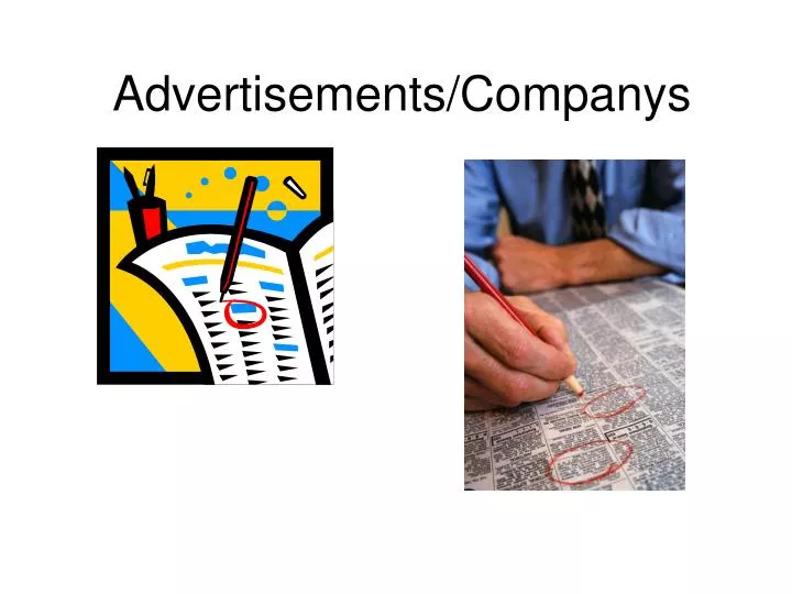 advertisements companys