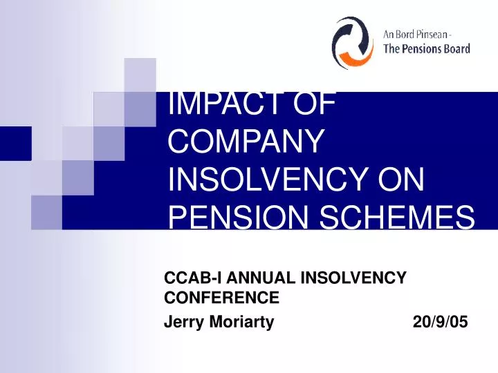 impact of company insolvency on pension schemes
