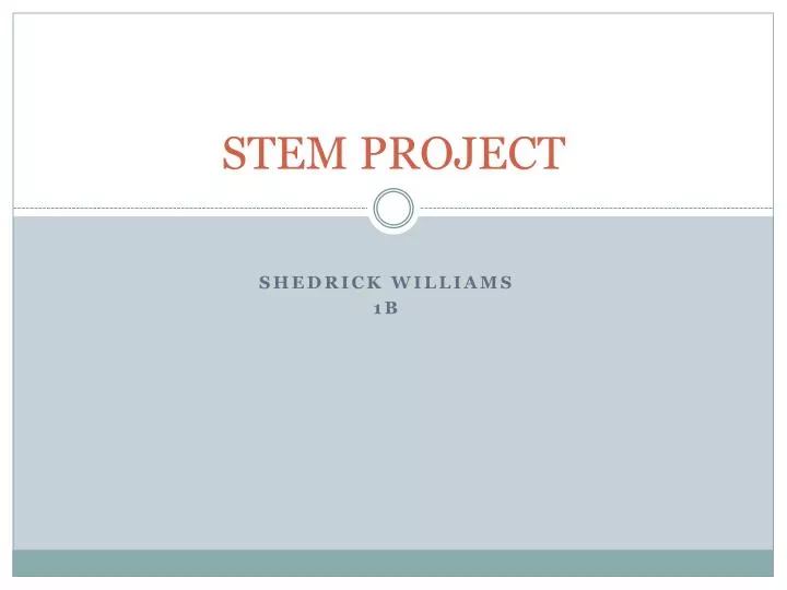stem project