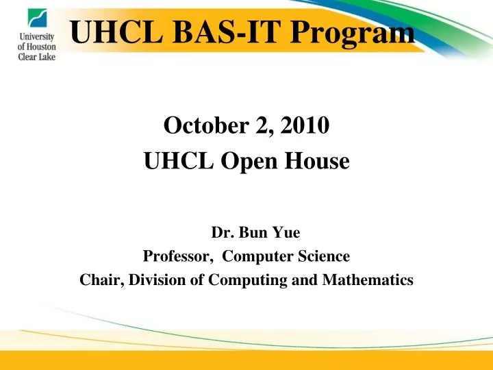 uhcl bas it program