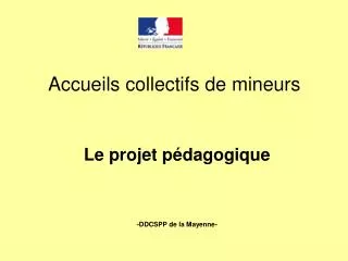accueils collectifs de mineurs