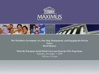 MAXIMUS OVERVIEW