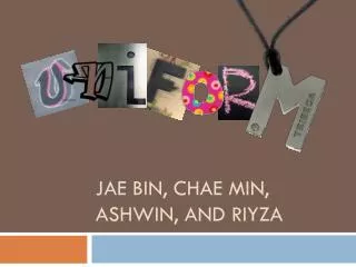 Jae Bin, Chae Min, Ashwin , and Riyza