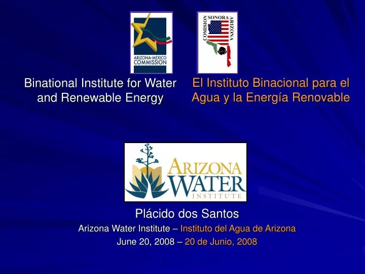 binational institute for water and renewable energy