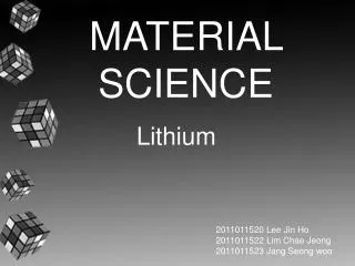 MATERIAL SCIENCE