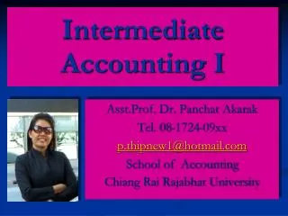 intermediate accounting i