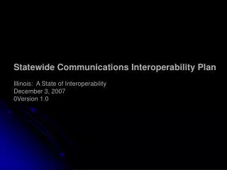 SAFECOM Interoperability Continuum