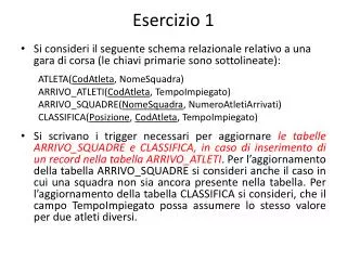 esercizio 1