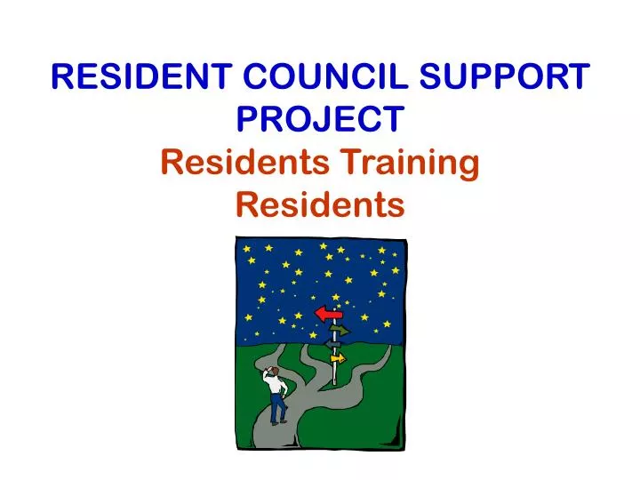 resident council support project residents training residents