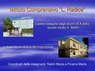 istituto comprensivo l radice