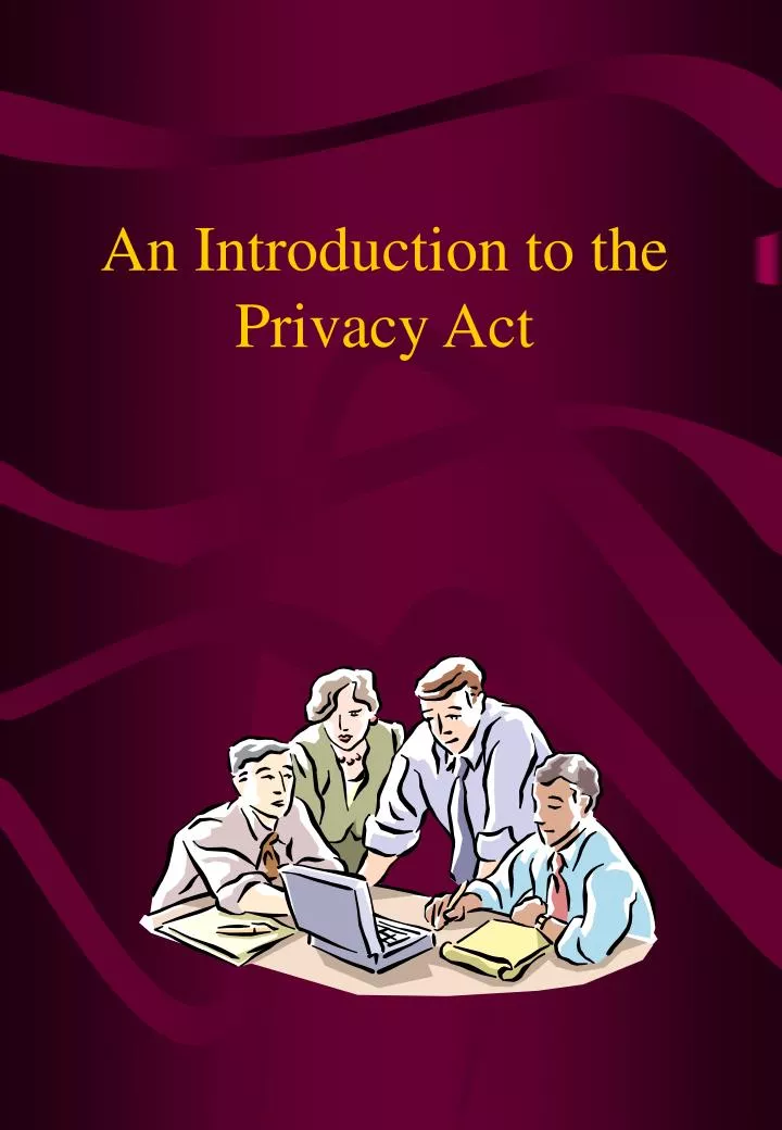 an introduction to the privacy act