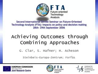 Achieving Outcomes through Combining Approaches