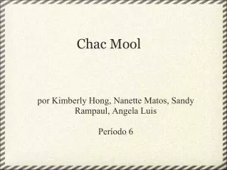 chac mool