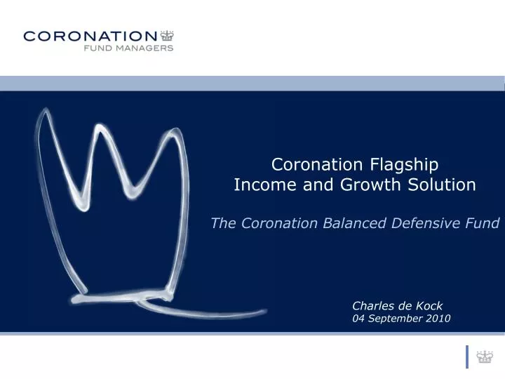 coronation flagship income and growth solution the coronation balanced defensive fund