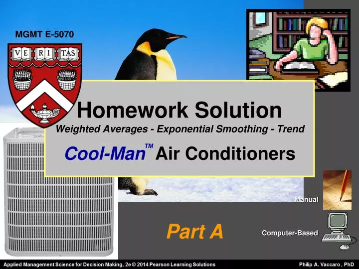 homework solution weighted averages exponential smoothing trend